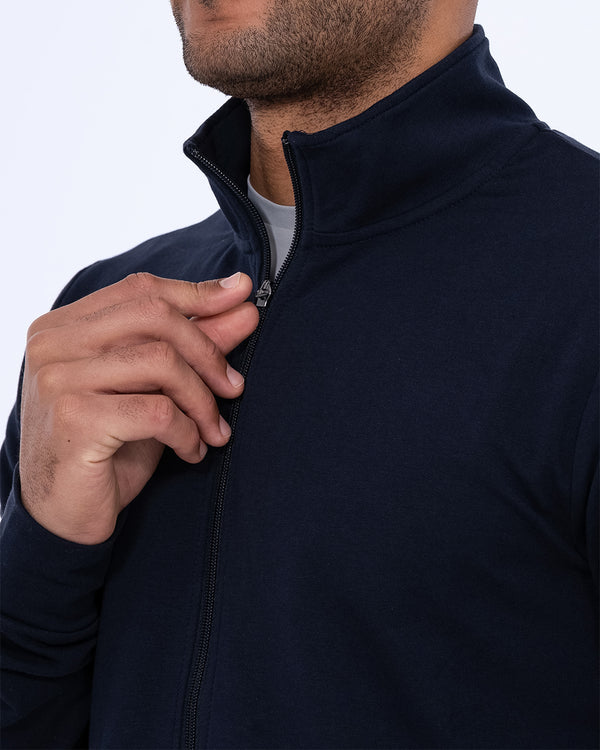 2t Tall Zip Up Top (navy)