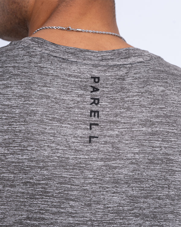 Parell Evolve Tall Sleeveless Spacedye Training Top (grey)