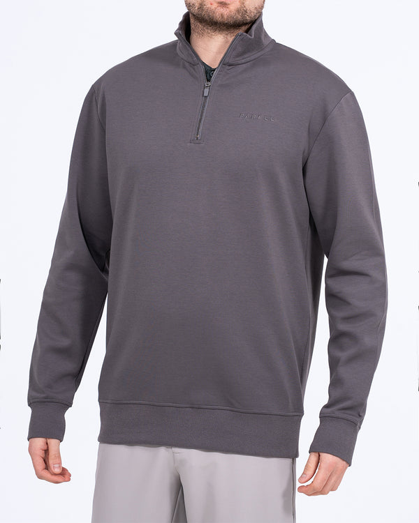 Parell Active Hoher Leichter Quarter-Zip Pullover (grau)