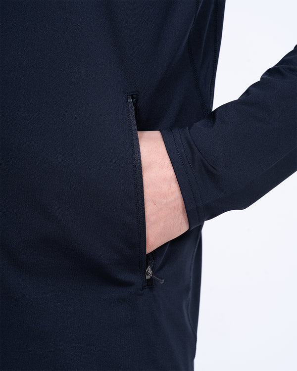 Parell Active Tall Zip Through Golf Training Top (navy)