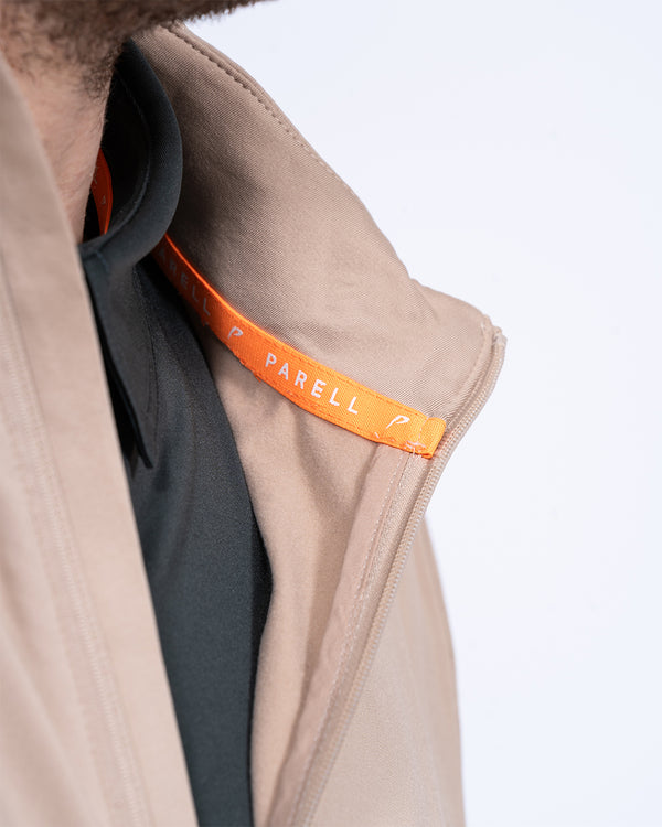 Parell Aktives Tall Zip Durch Trainingsoberteil (Taupe)