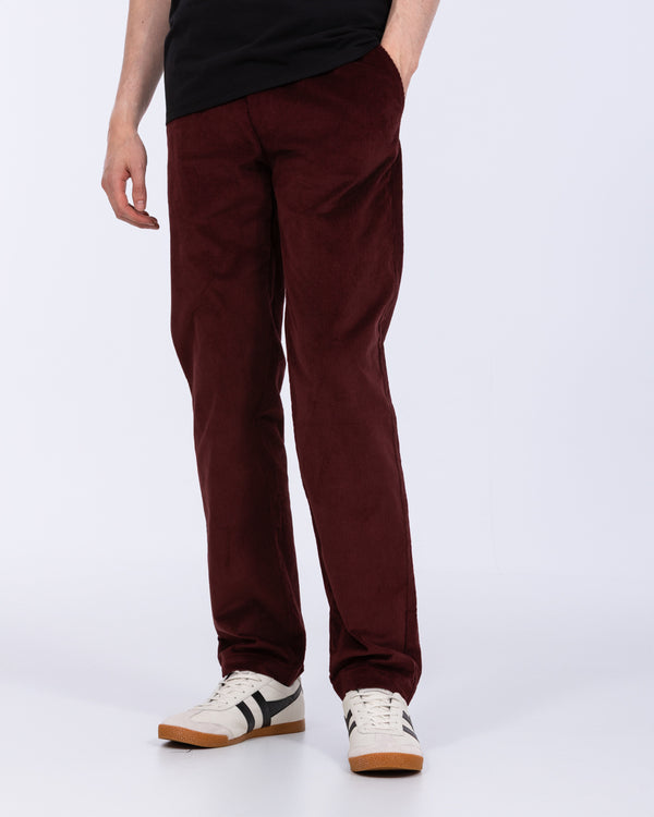 2t Fletcher hohe Kordhose (burgunderrot)