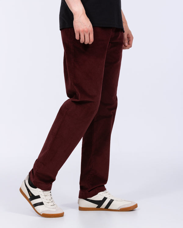 2t Fletcher hohe Kordhose (burgunderrot)