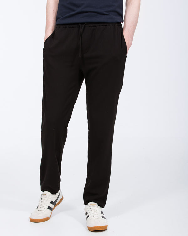2t Jake Comfort Fit Drawstring Trousers (black)