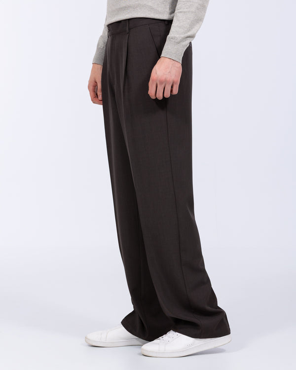 2t Saxon Tall Wide Leg Trouser (charcoal)