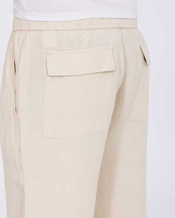 2t Harrison Tall Linen Blend Pull On Trousers (natural)