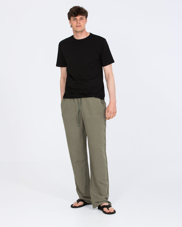 2t Harrison Tall Linen Blend Pull On Trousers (sage)