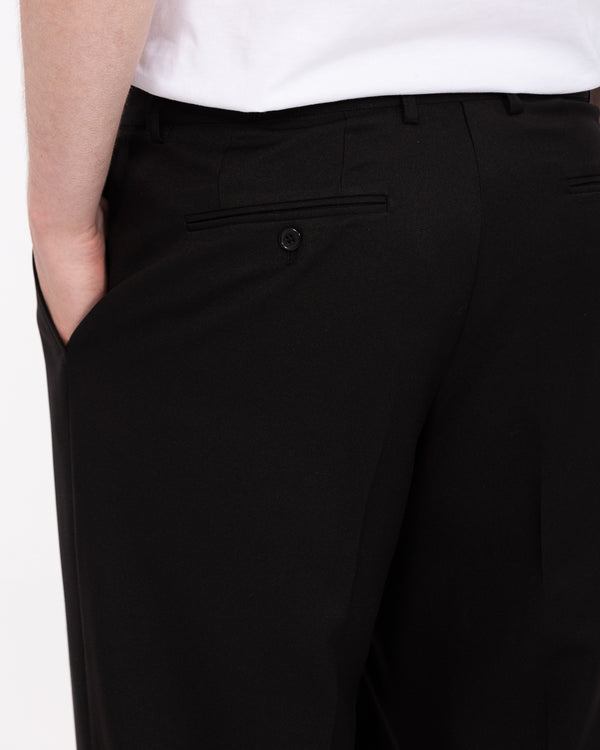 2t Saxon Tall Wide Leg Pleated Trousers (black)