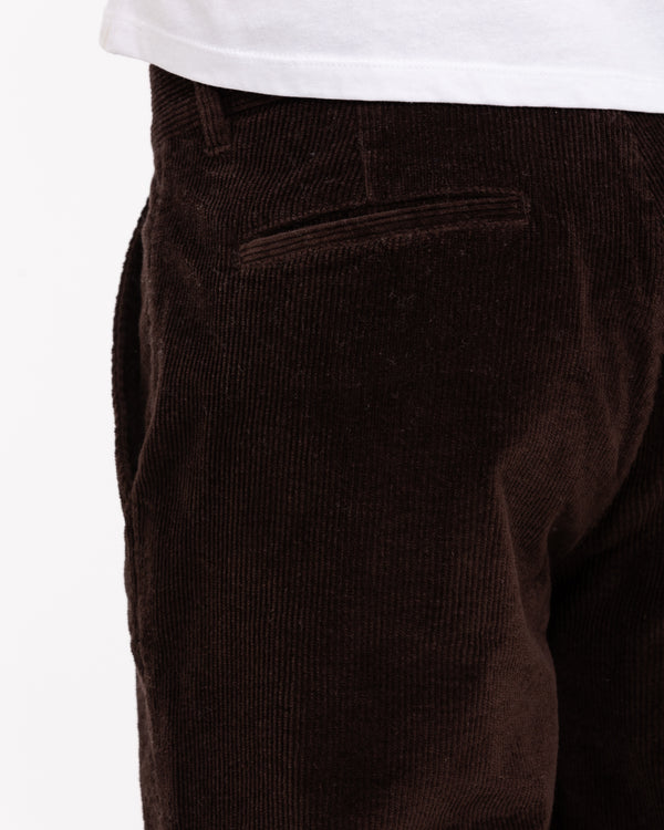 2t Fletcher Tall Regular Fit Cord Trousers (chocolate)