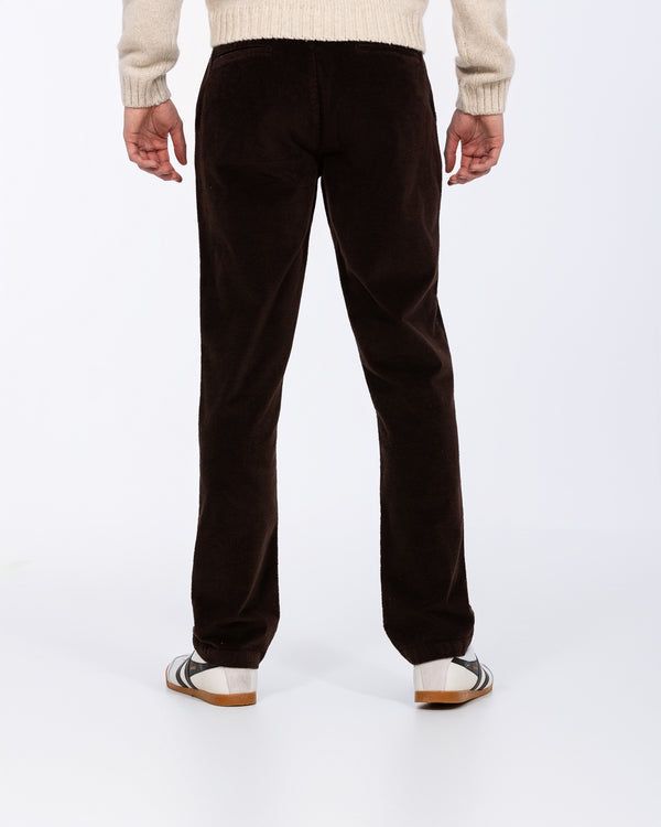 2t Fletcher Tall Regular Fit Cord Trousers (chocolate)