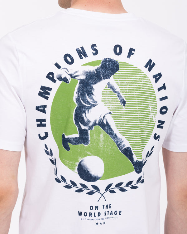 2t Tall Football Printed T-Shirt (white pattern)