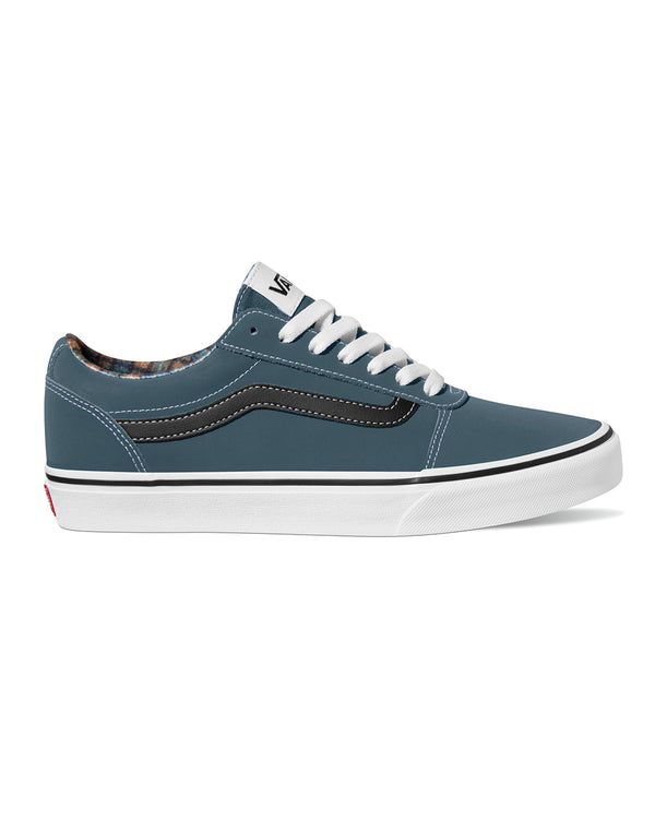 Vans Ward Cozy Plaid Mens Shoes (blue/white) Tall Mens Clothing