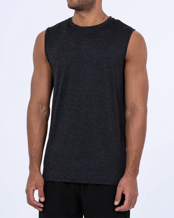 Parell Evolve Tall Sleeveless Spacedye Training Top (black)