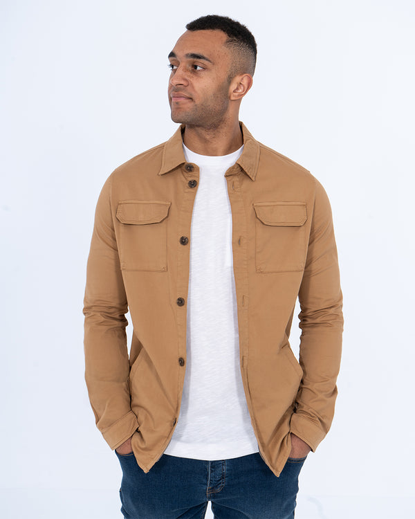 Redpoint Vico Tall Shacket (camel)