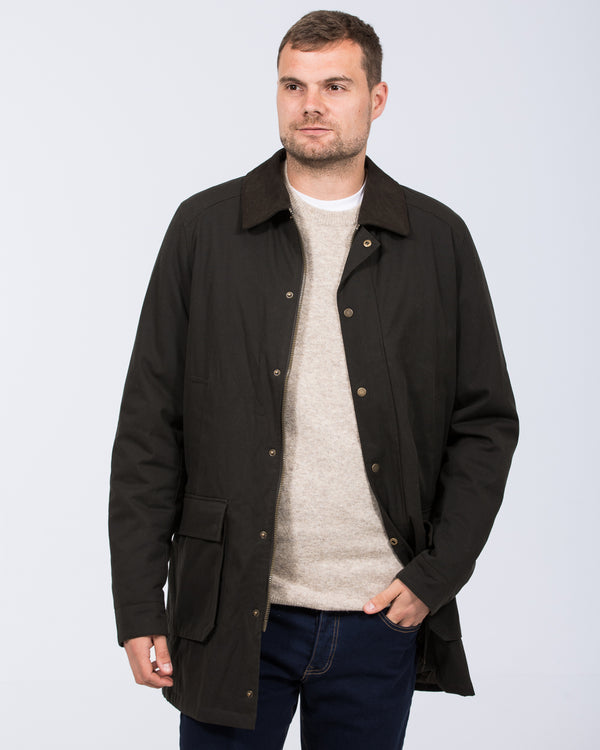 Skopes Ribble Tall Wax Jacket (olive)