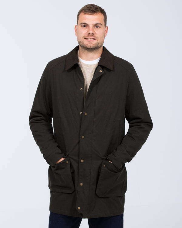 Skopes Ribble Tall Wax Jacket (olive)