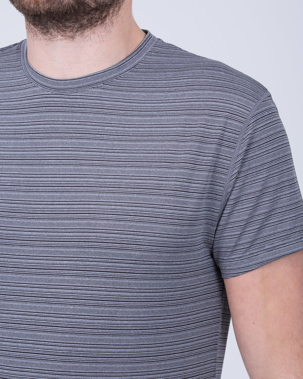 2t Active Striped Training Top (grey)