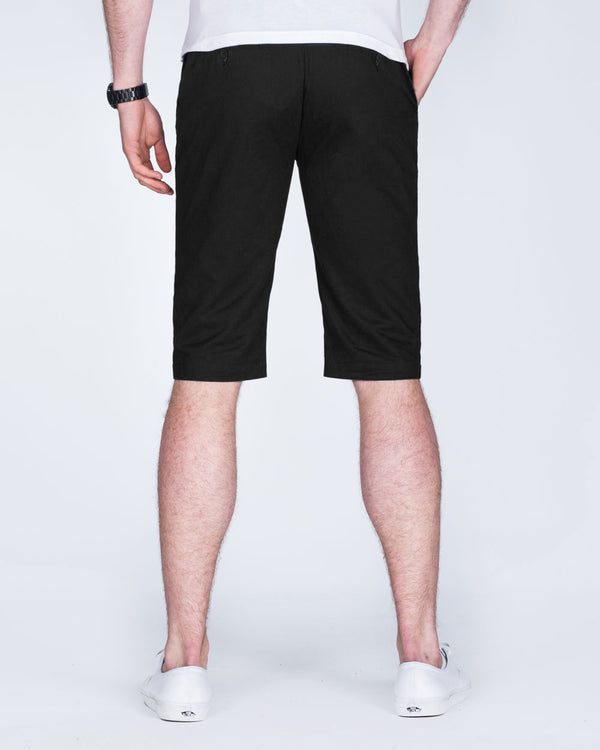 2t Alex Tall Chino Shorts (black)