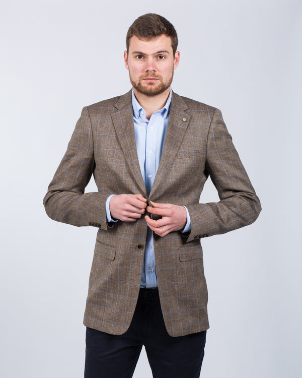 Skopes Charles Slim Fit Tall Blazer (brown)