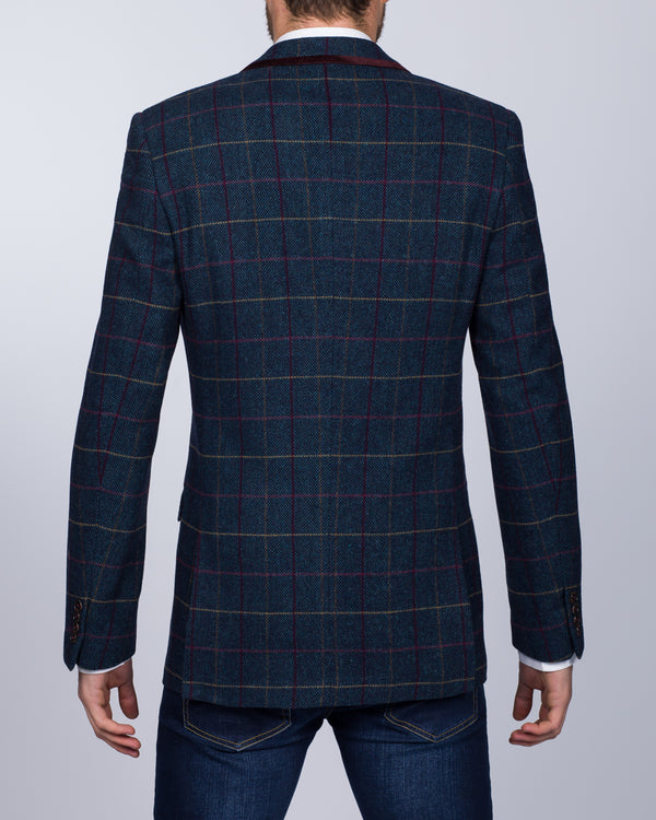 Skopes Doyle Slim Fit Tall Blazer (aqua/wine)