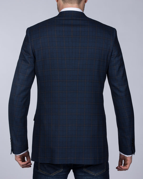 Skopes Mollina langer Blazer (marineblau kariert)