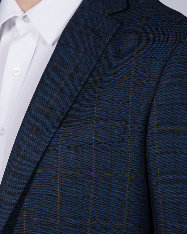 Skopes Mollina langer Blazer (marineblau kariert)