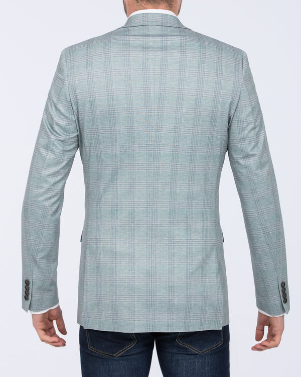 Skopes Montalvo Slim Fit Tall Blazer (light green check)