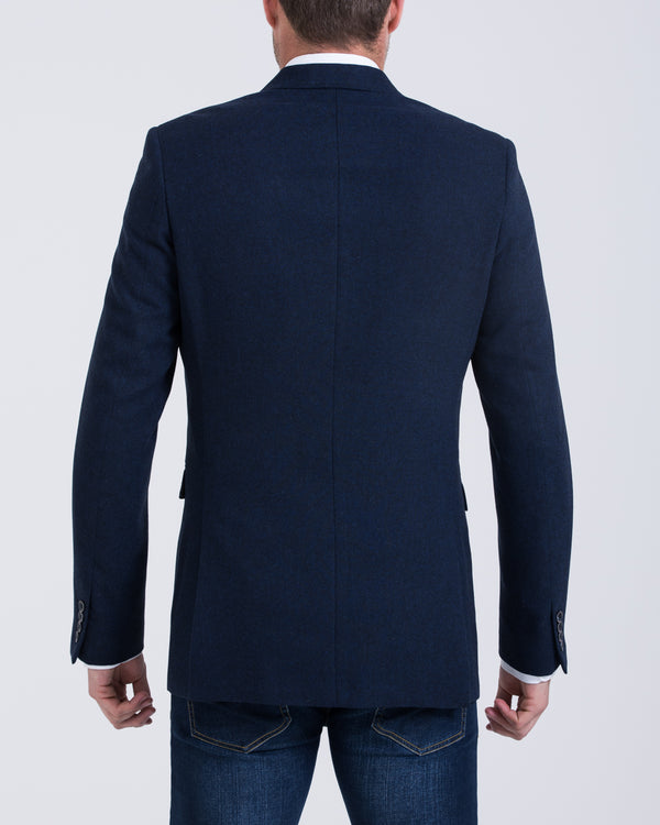 Skopes Ruthin hoher Tweed-Blazer (marineblau)