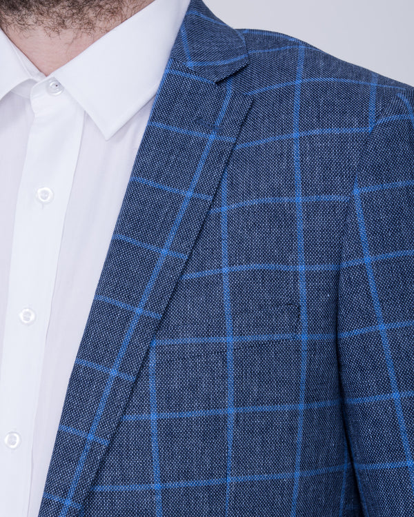 Skopes Trevor Tall Blazer (navy/blue check)