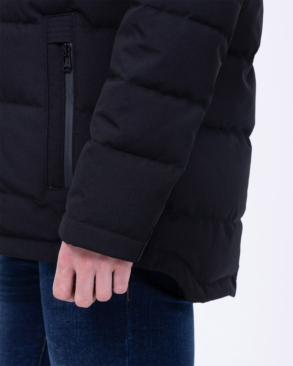 Cabano Tall Fleece Lined Puffer Jacket (black)