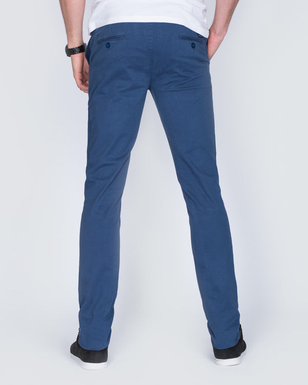 Ed Baxter Slim Fit Tall Chinos (dark denim)