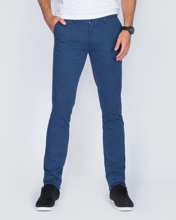 Ed Baxter Slim Fit Tall Chinos (dark denim)