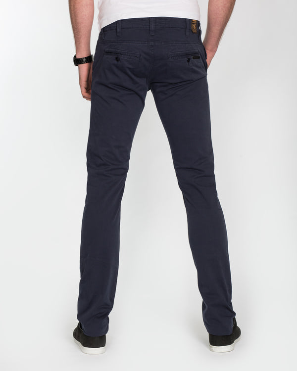 Cub Fox Tapered Fit Tall Chinos (marine)