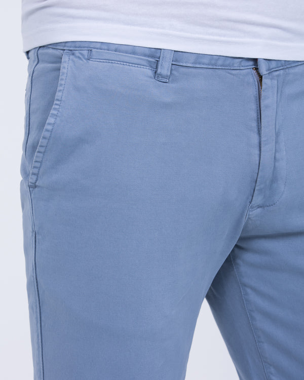 Ed Baxter Slim Fit Tall Garment-Dyed Chinos (storm blue)