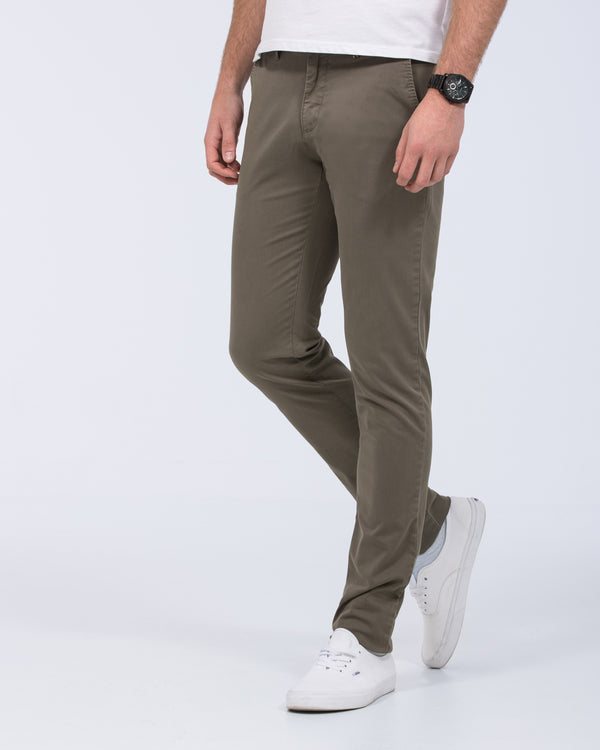 Redpoint Jasper Slim Fit Tall Chinos (olive green)