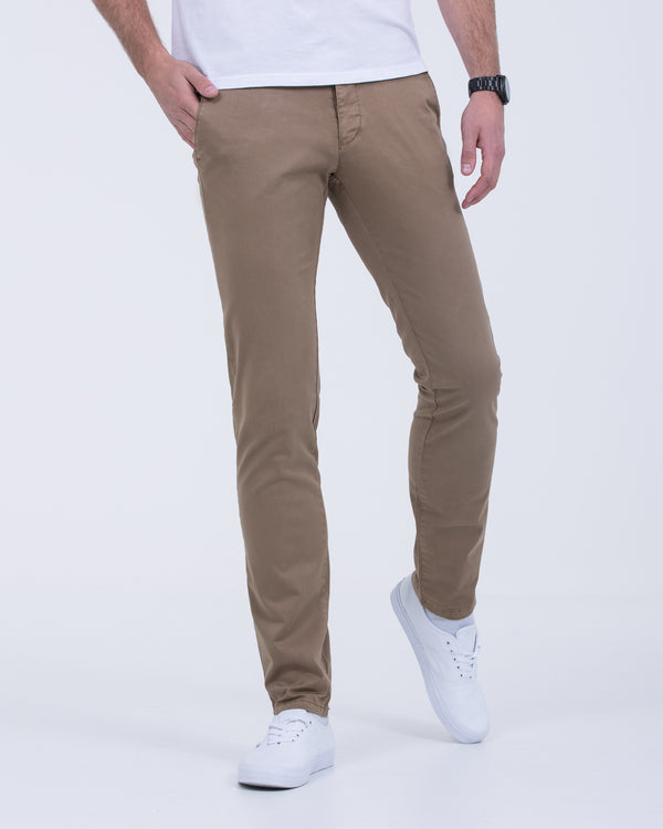 Redpoint Jasper Slim Fit Tall Chinos (dunkelbeige)