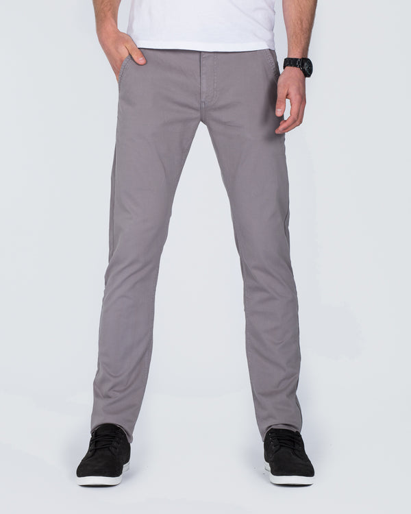 Cub Fox Tapered Fit Tall Chinos (cendre)