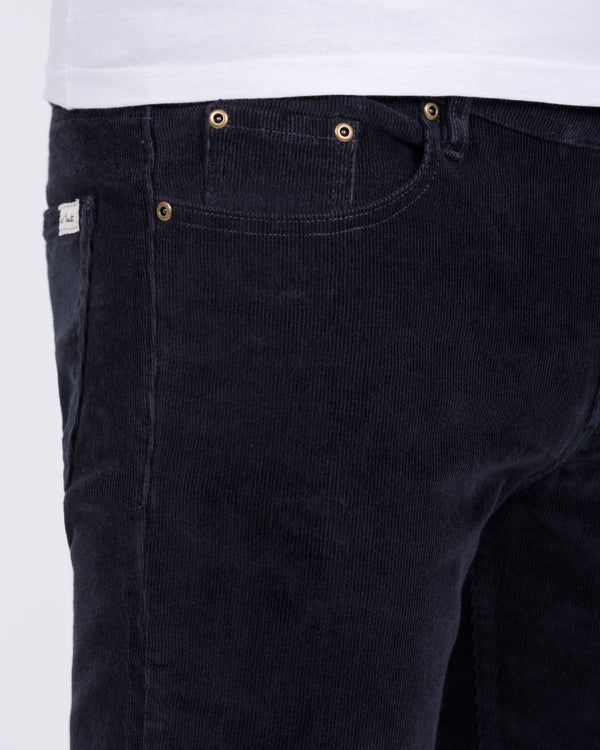 Ed Baxter Slim Fit Tall Cord Jeans (black)