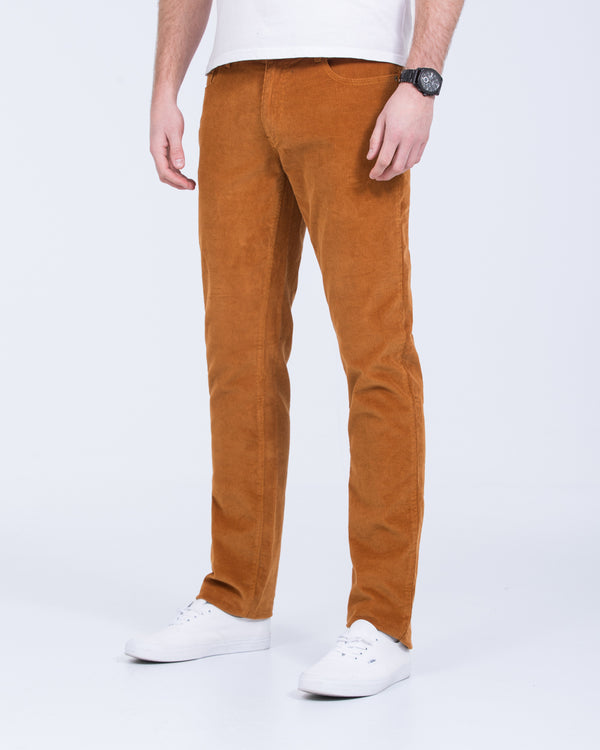 Ed Baxter Slim Fit Tall Cord Jeans (ginger)