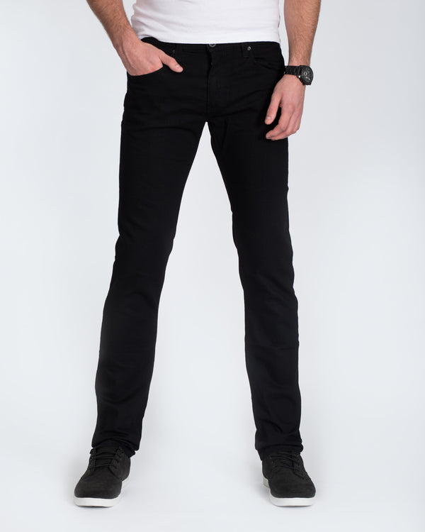 Cub Fox Tapered Fit Tall Chinos (black)