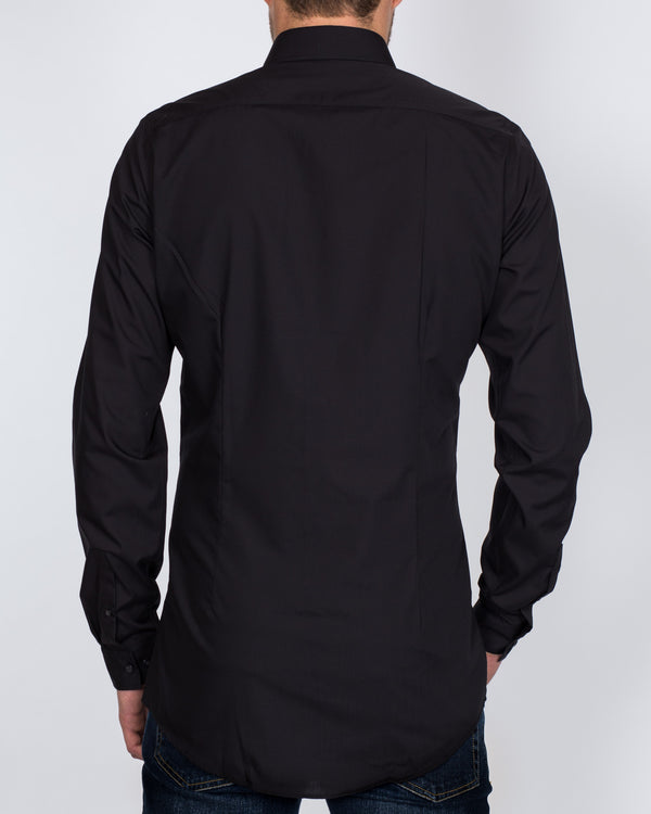 2t Slim Fit Tall Long Sleeve Shirt (black)