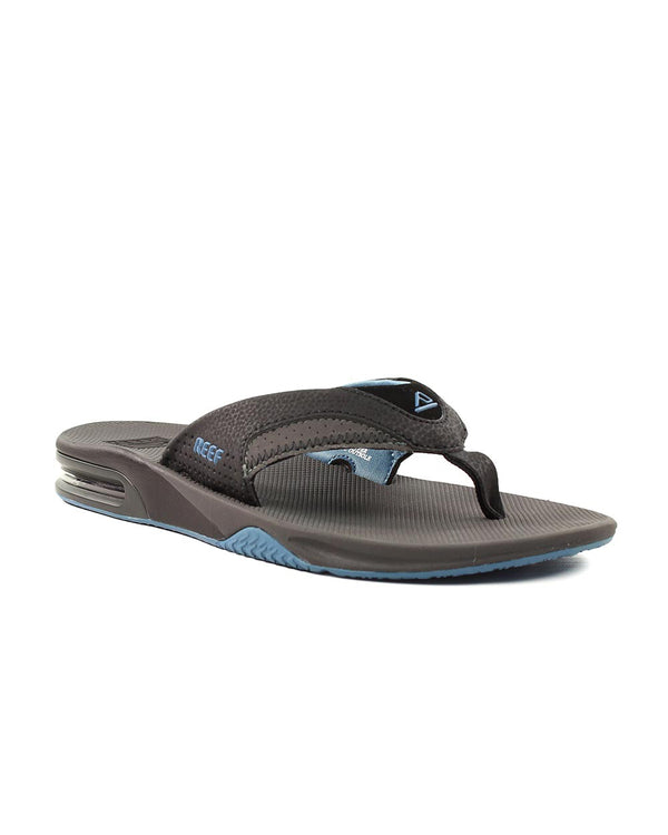 Reef Fanning Flip Flops (grey/light blue)