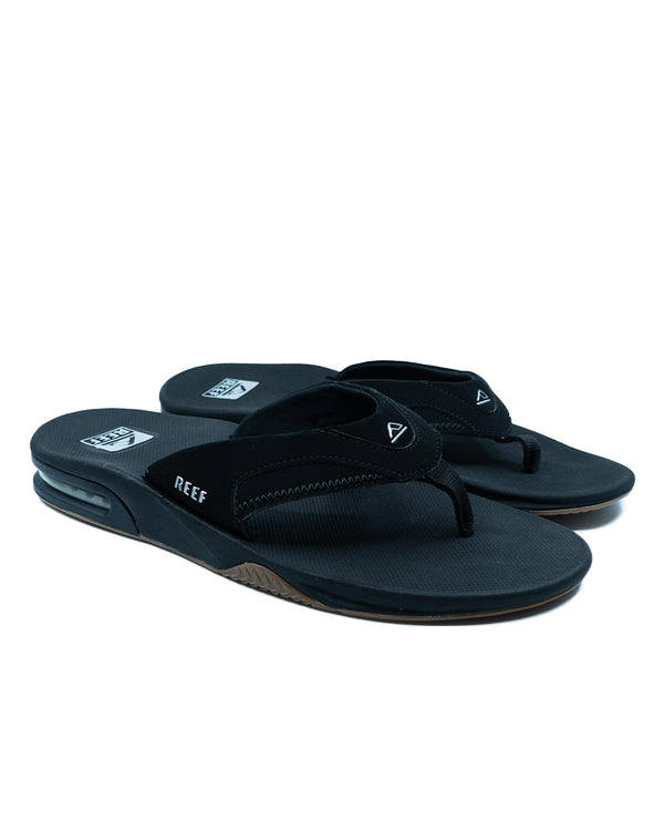 Reef Fanning Flip Flops (black/silver)