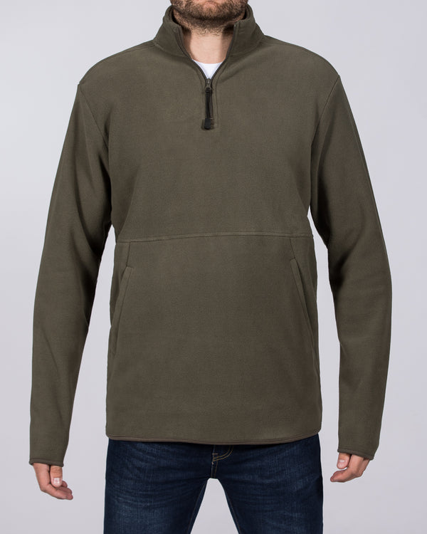 2t Quarter Zip Tall Fleece (olive)