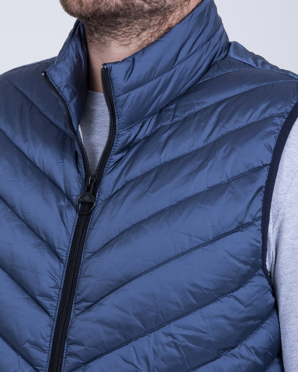 Cabano Tall Quilted Gilet (blue)
