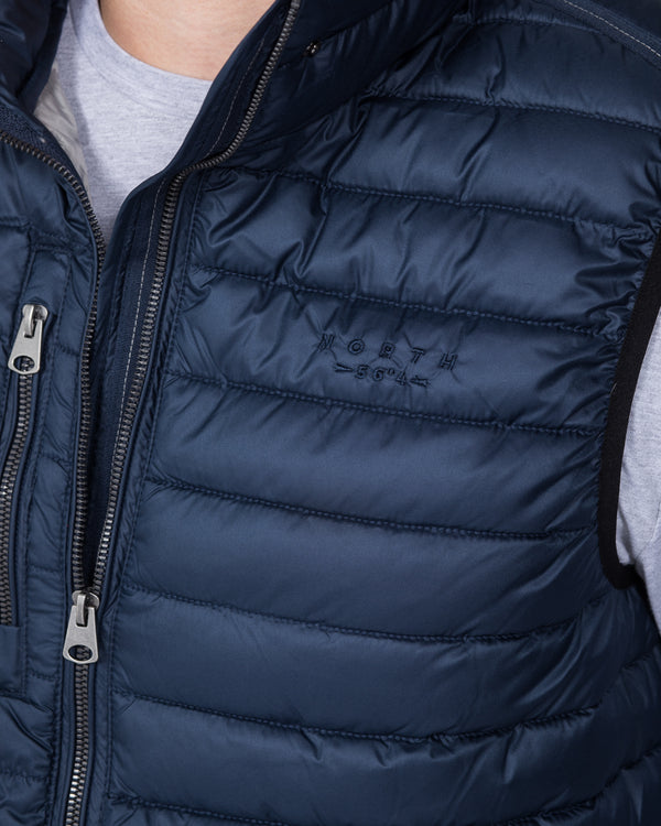 North 56 Tall Quilted Gilet (navy)