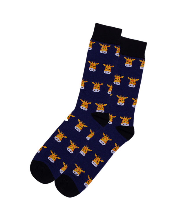 2t Giraffe Socks 2 Pairs (navy)