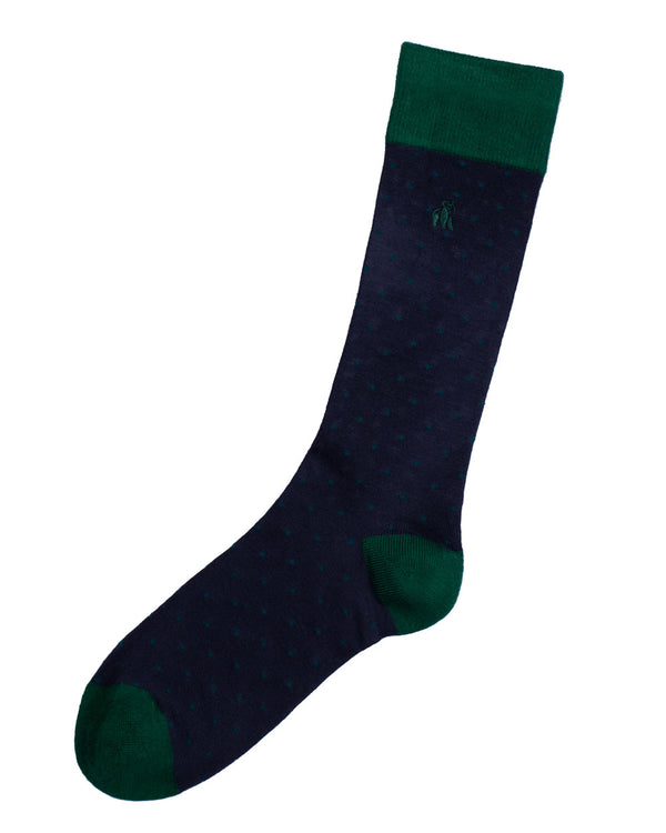 Swole Panda Bamboo Socks 1 Pair (spotted navy)