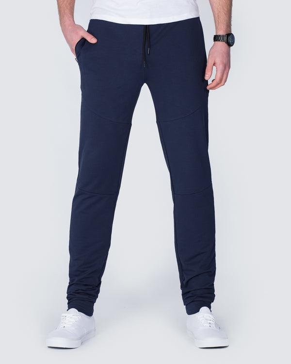 2t Declan Slim Fit Tall Training Joggers (navy)