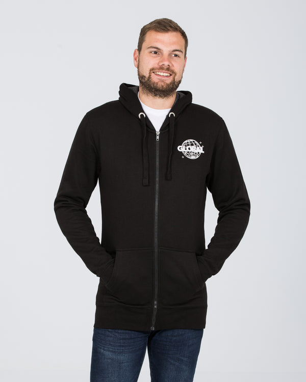 2t Global Zip Up Tall Hoodie (black)